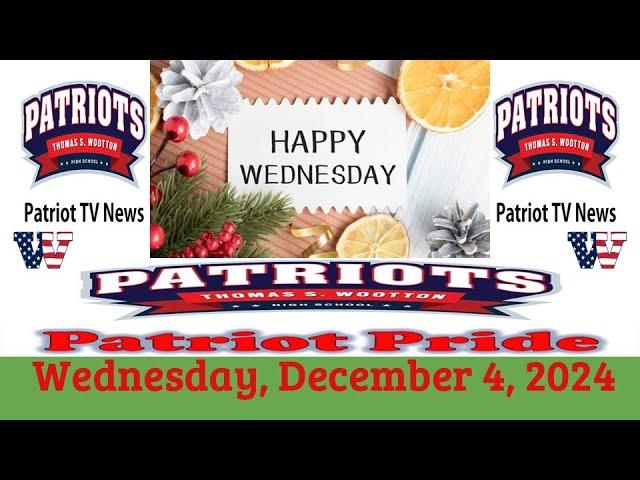 Patriot TV News - Wednesday, December 4, 2024