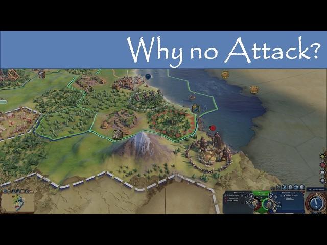 Why Won't my Ranged Unit Attack? Civ 6 Line of Sight Mechanic