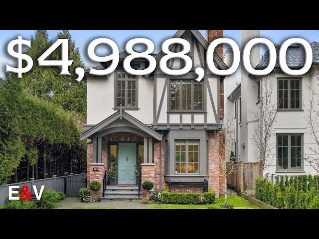 Inside This $4.9 Million Tudor-Style Home in Vancouver | Vancouver Home Tour