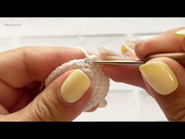 Back post single crochet (BPSC) - Выпуклые сбн