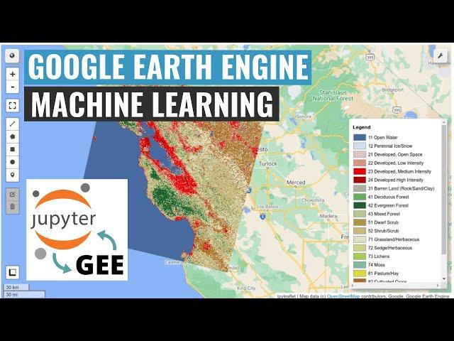 GEE Tutorial #32 -  Machine Learning with Earth Engine - Supervised Classification