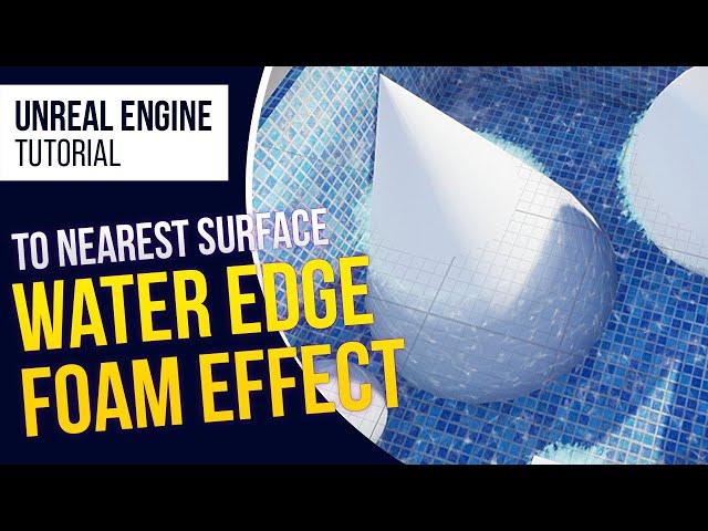 UE4 Water Foam l Unreal Engine 4.26 (Tutorial)