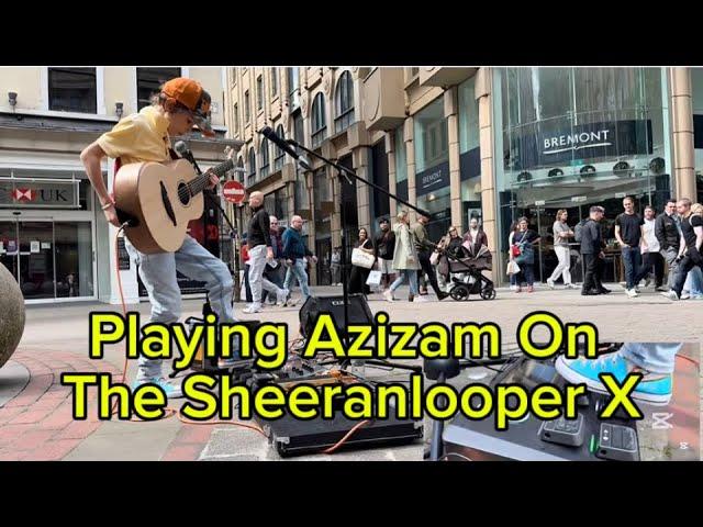 Ed Sheeran - Azizam #azizam #edsheeran #sheerios #pink #looper #busking #guitar #leonardo #music