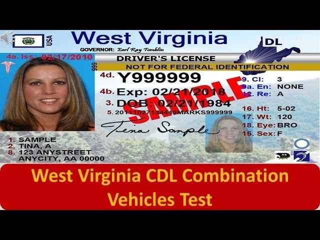 West Virginia CDL Combination Vehicles Test