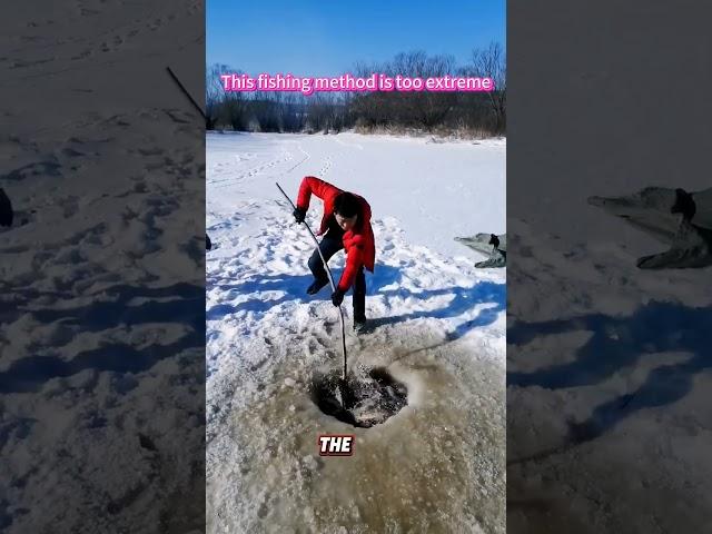 Epic Ice Fishing Catch! ️#icefishing #fishingadventure #winterfun