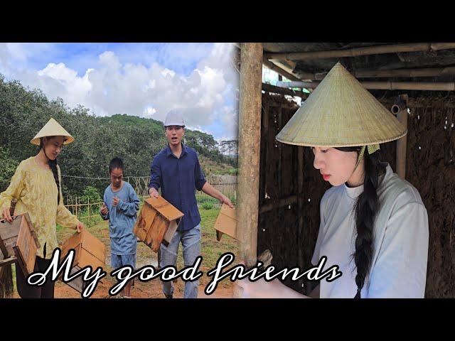 Engineer Tuan gives a sturdy wooden table: Family's clay bathroom + toilet | Ly Phuc Huyen