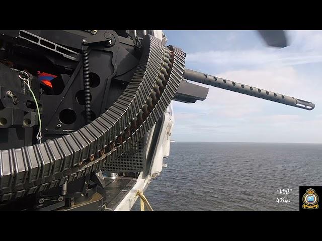 M3M .50 Firing Belgian Air Force NH90 NFH