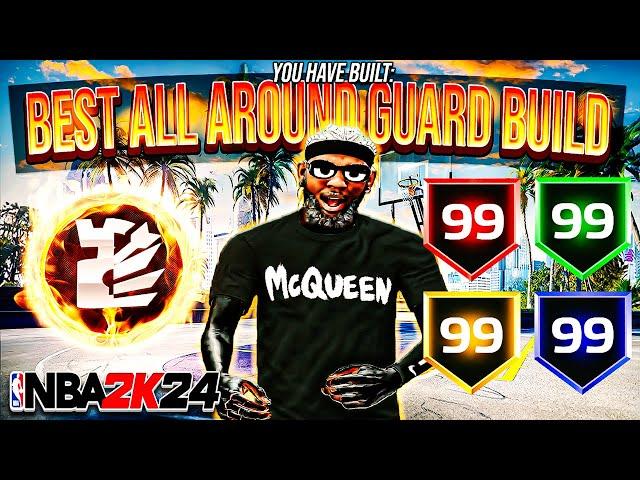 NEW BEST ALL AROUND POINT GUARD BUILD IN NBA 2K24! BEST GUARD BUILD 2K24!