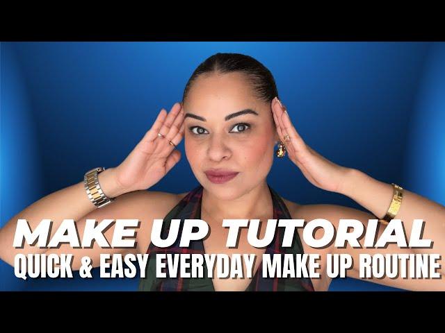 SIMPLE & EASY MAKE UP ROUTINE | Affordable easy and super quick daily make up hacks