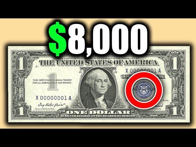 RARE BLUE SEAL DOLLAR BILLS WORTH MONEY - SILVER CERTIFICATE VALUES