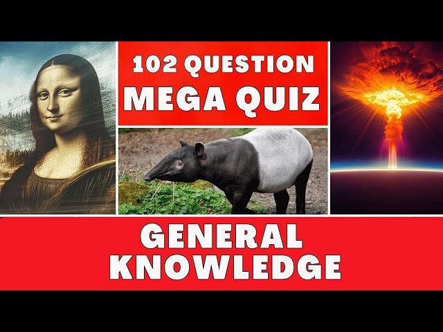 100 General Knowledge Questions + 2 BONUS questions!