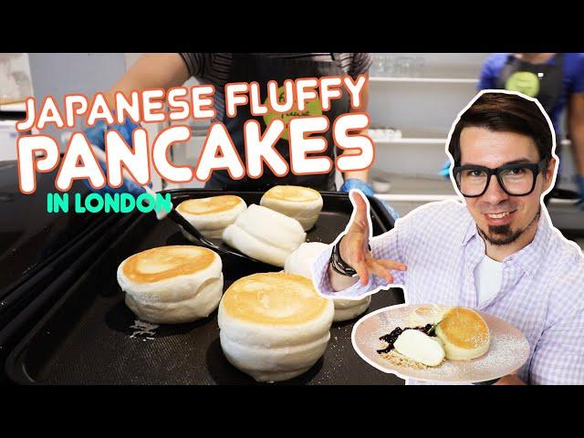 Japanese FLUFFY PANCAKES at FUWA FUWA Cafe in London