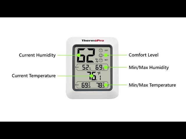 ThermoPro TP50 Temperature and Humidity Monitor Introduction