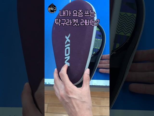 내가 요즘 쓰고있는 탁구라켓