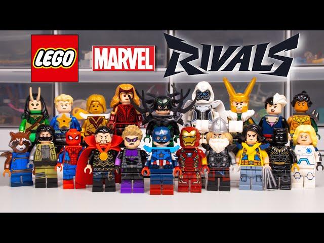 How to Build LEGO MARVEL RIVALS Main Characters! 