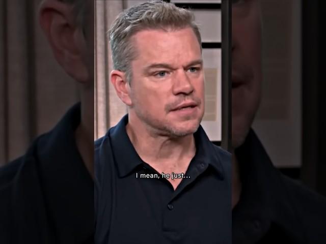 Matt Damon Remembers Robin Williams