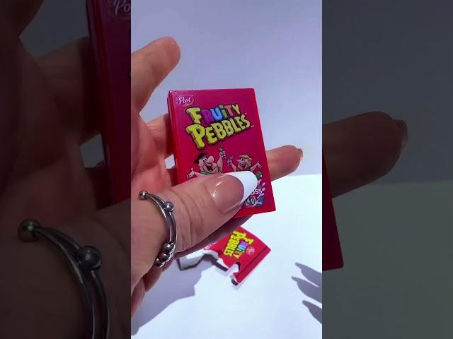Fruity pebbles, flavored lipgloss taste like fruity pebbles #asmr #unboxing #lipdub #lipsmackers
