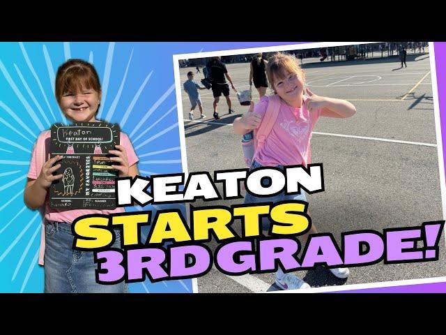 KEATON STARTS 3rd GRADE!!!! First time going to public school in Las Vegas!!