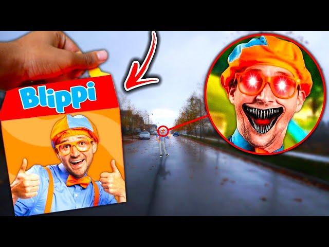 Do Not Order EVIL BLIPPI HAPPY MEAL From MCDONALDS At 3AM! *CURSED BLIPPI IN REAL LIFE*