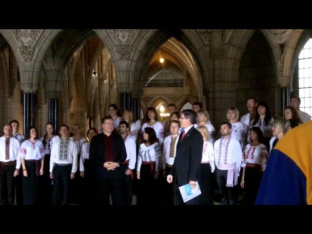 Kyiv Symphony Orchestra and Chorus sings on Parliament Hill