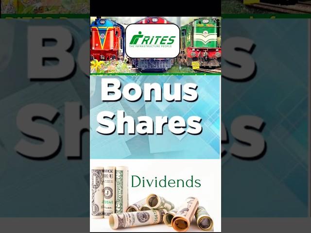 Railway company RITES LTD. may announce bonus issues and dividend  RITES LTD. share news #Rites