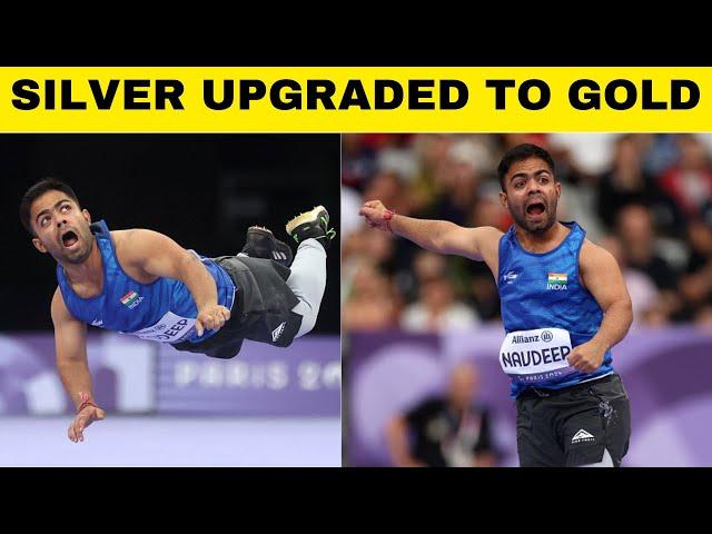 BREAKING: Navdeep silver upgraded to GOLD in para javelin, BIG controversy in Paralympics