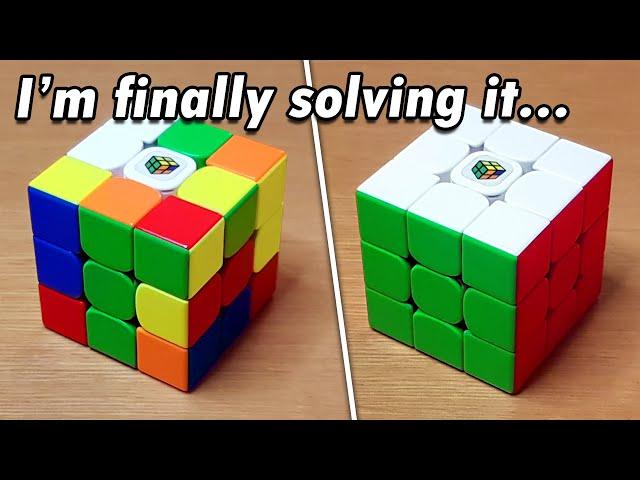 Attempting to Solve the RUBIK'S CUBE (With NO Help)