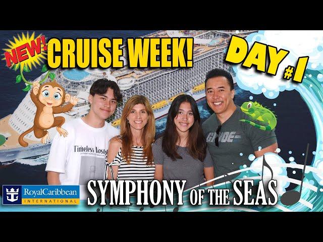 ALL NEW CRUISE WEEK!!! Royal Caribbean Symphony of the Seas! DOUBLE ROOM TOUR - DAY #1