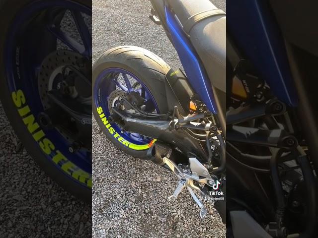 Yamaha MT 09 2023 brutal sound