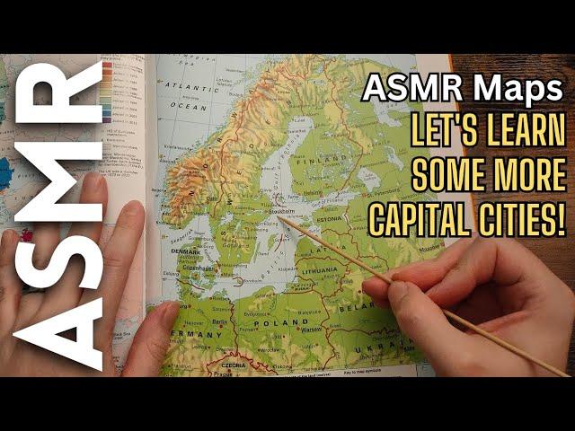 Let's learn some more capital cities! [ASMR Maps]