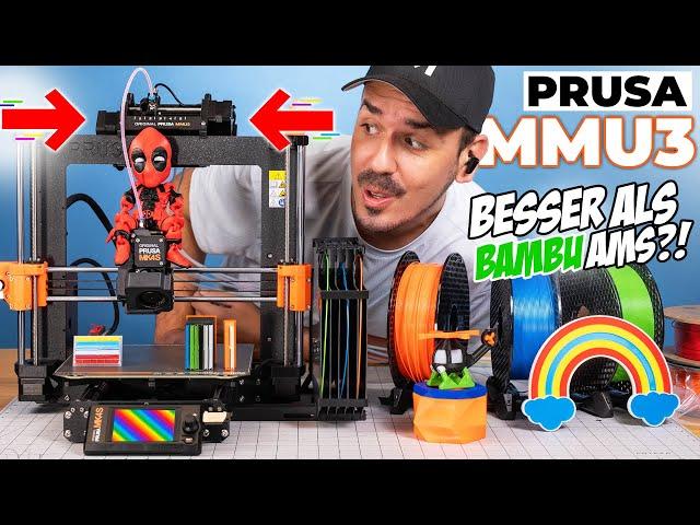 PRUSA MMU3 & MK4S | MultiColor 3D Druck SCHNELL, EFFEKTIV & FUMMELIG?!