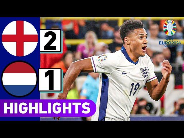 England - Netherlands (2-1) Semifinals HIGHLIGHTS & all goals | Euro 2024