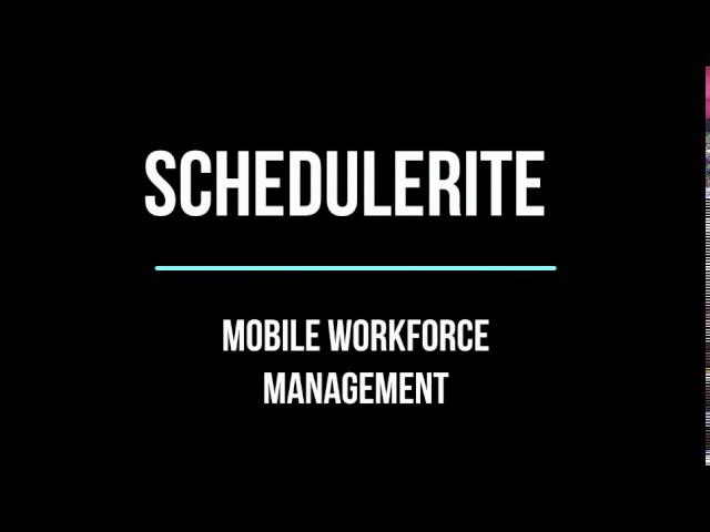 ScheduleRite Scheduling and Dispatching Software