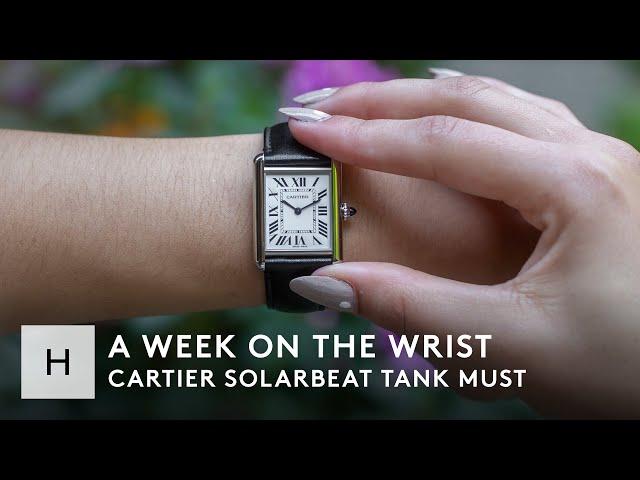 Can A Solar-Powered Cartier Tank Be A Real Tank? | The Cartier SolarBeat Tank Must 2021