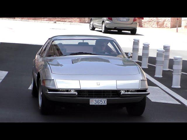 Ferrari 365 GTB/4 Daytona Driving in Monaco