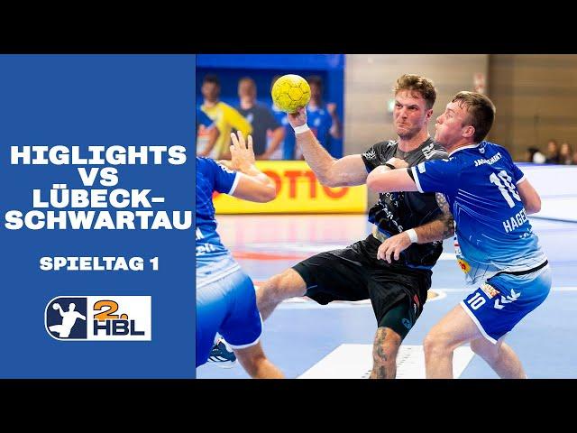 Highlights: VfL Lübeck Schwartau - TV Großwallstadt || 1.Spieltag || 2.Handballbundesliga