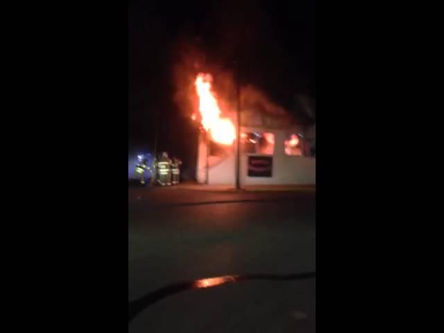 Fire at The Korner Restaurant in Sligo, Pa.