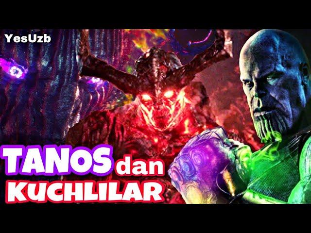 TANOS dan kuchli Marvel personajlari!!!