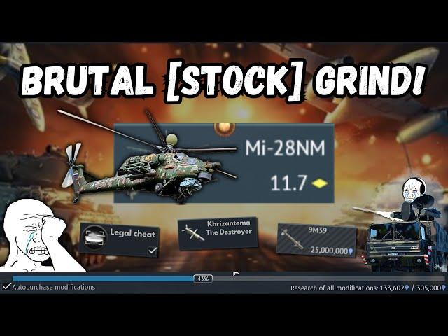 I HARASS my Enemies with [Stock] Top Tier 𝐌𝐎𝐍𝐒𝐓𝐀(Don't judge me...) | Mi-28NM Grind Experience