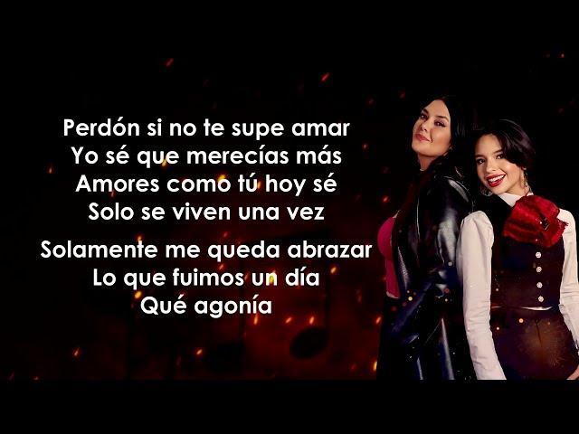 Yuridia, Angela Aguilar - Qué Agonía (Letra/Lyrics)