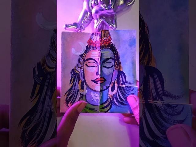 let's complete har har mahadev painting by puzzle ️#shorts #harharmahadev #bholenath #viralvideo