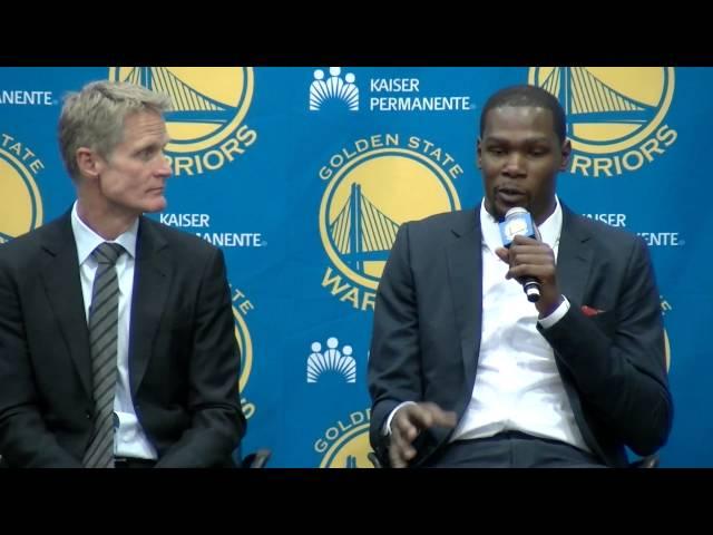 Kevin Durant's full introductory press conference to Golden State Warriors