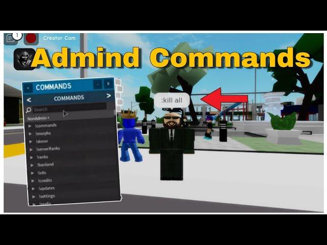 I got admin commands with scripts  *Op*