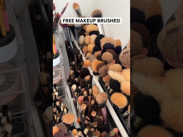 FREE MAKEUP BRUSHES! 