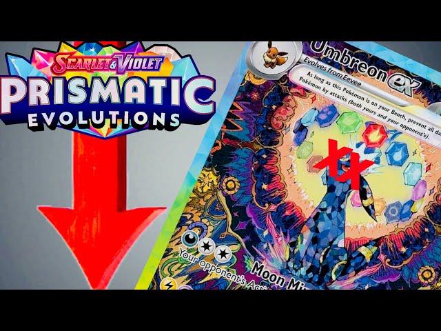 The Fall of Prismatic Evolutions Pokemon Cards