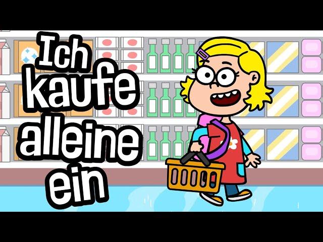   Kinderlied Einkaufen - Ich kaufe alleine ein - Kinder werden groß - Hurra Kinderlieder