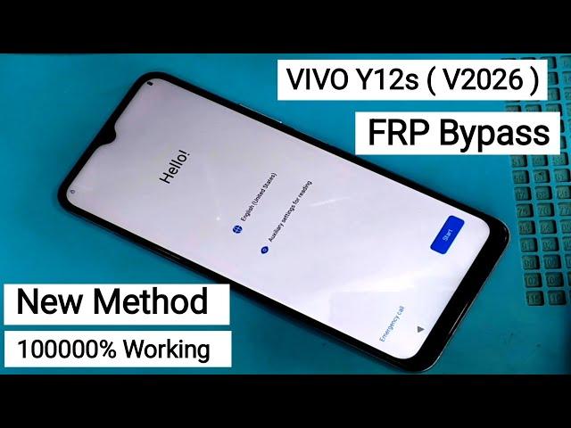 VIVO Y12s ( V2026 ) Frp Bypass / Unlock Google Account Android 11 ||  VIVO V2026 Frp Bypass