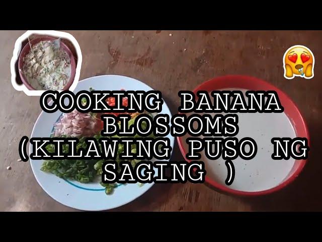 COOKING BANANA BLOSSOMS WITH MILK | Ginataang puso ng saging | ClaudeCast TV