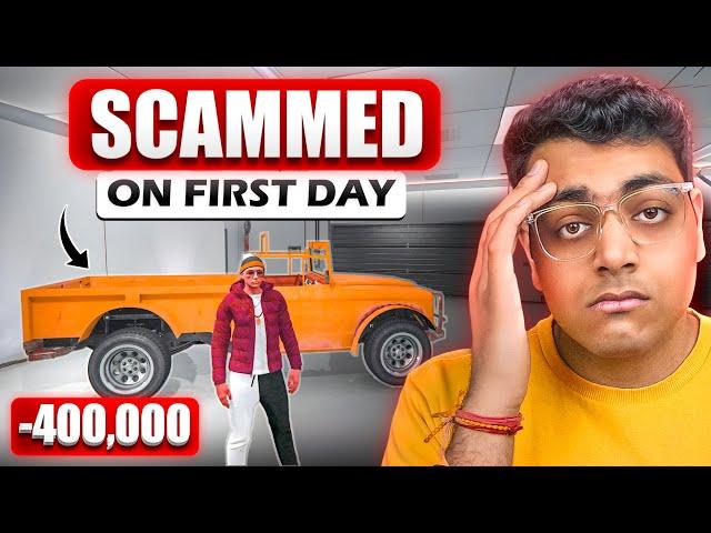 I GOT SCAMMED IN GTA 5 GRAND RP??  | $15 Million Challenge Day 1