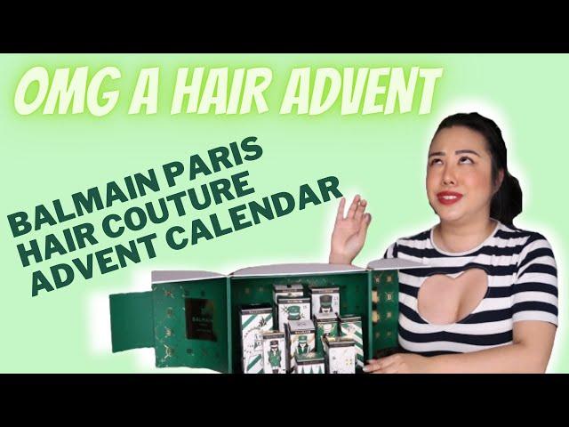 2022 BALMAIN HAIR COUTURE 10 DAY ADVENT CALENDAR - LUXE HAIR PRODUCTS HONEST REVIEW | MANDY SERAFINA